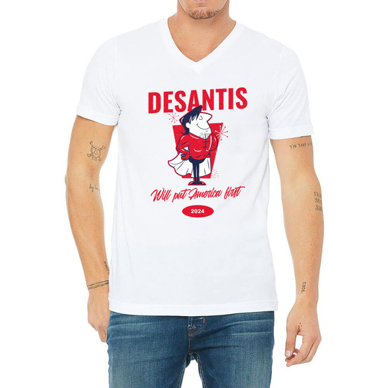 Desantis 2024 V-neck Tee | Artistshot