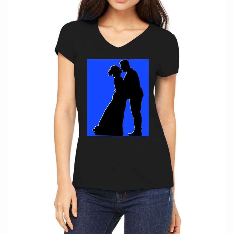 Kate And Anthony Women's V-Neck T-Shirt by HEATHERSTAATS | Artistshot