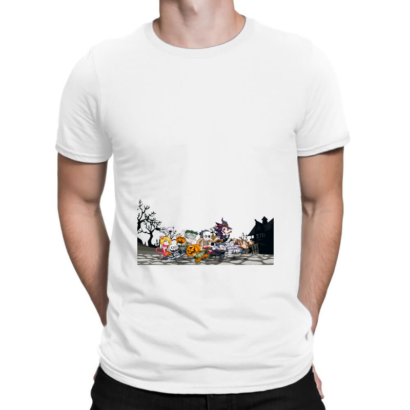 Halloween Poster Halloween Background 493214024b0b862adc745a483716e786 T-shirt | Artistshot