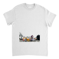 Halloween Poster Halloween Background 493214024b0b862adc745a483716e786 Classic T-shirt | Artistshot