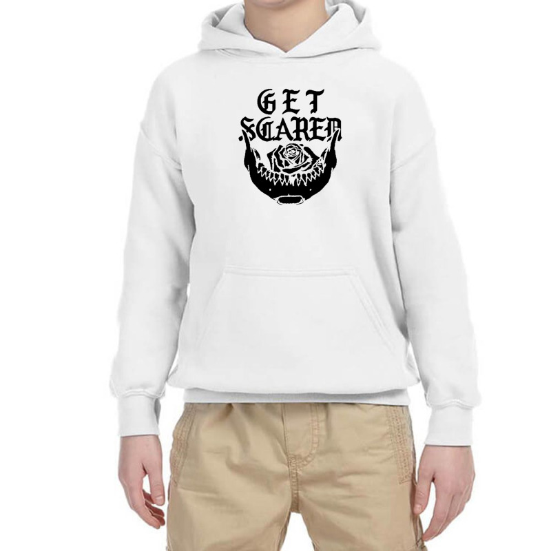 Get Scared Best Rock Youth Hoodie by kmalzard2 | Artistshot