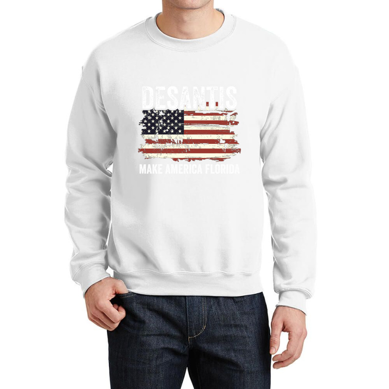 Desantis Make America Florida Crewneck Sweatshirt | Artistshot