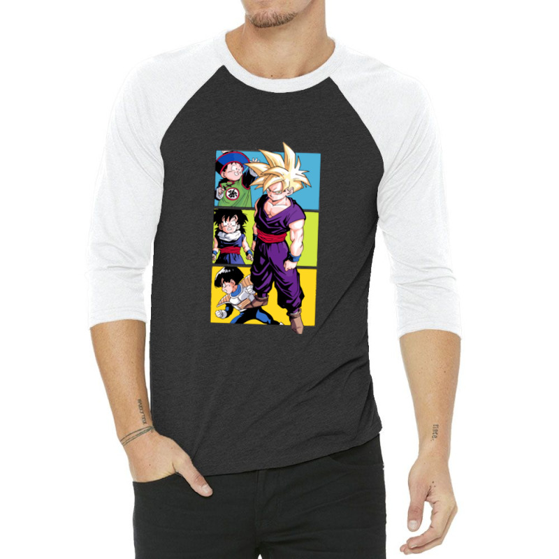 Gohan Cute Dragonball Super Anime Saiyan For Boyfriend 3/4 Sleeve Shirt by GemmaBird | Artistshot