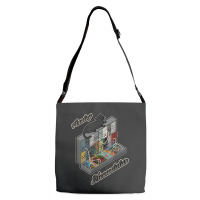 Cat On Analog Modular Synth Funny Synthesizer Adjustable Strap Totes | Artistshot