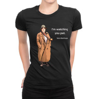 Dci Vera Stanhope I'm Watching You Pet.   Classic  Copy Ladies Fitted T-shirt | Artistshot