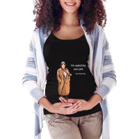 Dci Vera Stanhope I'm Watching You Pet.   Classic  Copy Maternity Scoop Neck T-shirt | Artistshot