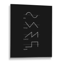 Synthesizer Audiowaves Analog Synth Sound Vintage Metal Print Vertical | Artistshot