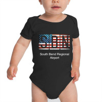 Sbn South Bend Regional Airport Baby Bodysuit | Artistshot