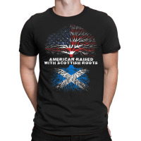 American Raised With Scottish Roots Scotland T-shirt | Artistshot