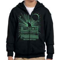 Cats On Synthesizers In Space Youth Zipper Hoodie | Artistshot