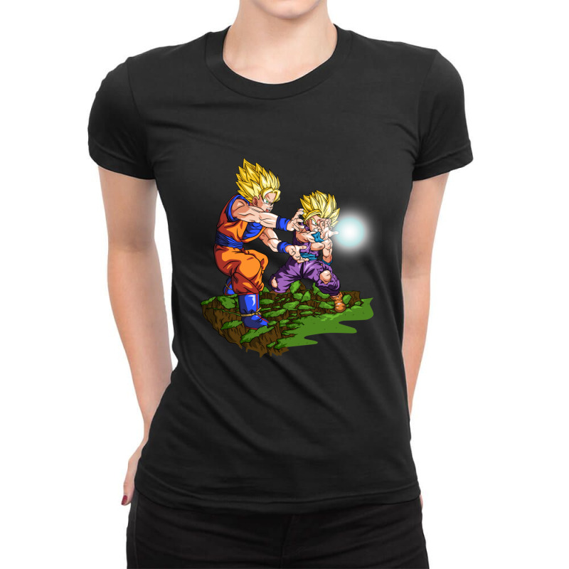 Onda Vital Goku Gift Ladies Fitted T-Shirt by LeonardMcmillan | Artistshot