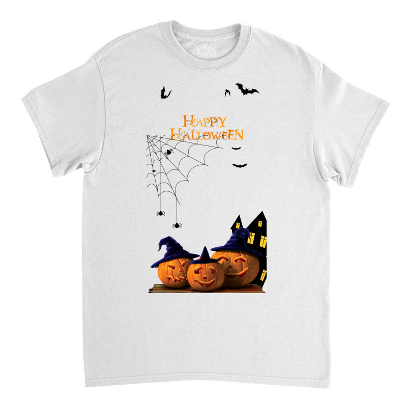 Halloween Poster Paper Jack O Lantern Halloween Pictures 22f4dd51a86e4 Classic T-shirt | Artistshot