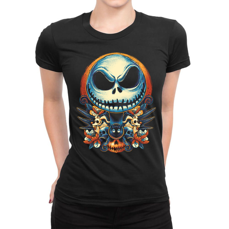 The Pumpkin King Ladies Fitted T-Shirt by Kanjolen689 | Artistshot