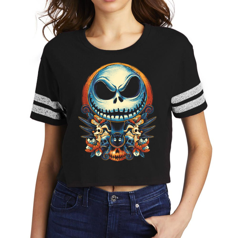 The Pumpkin King Scorecard Crop Tee by Kanjolen689 | Artistshot