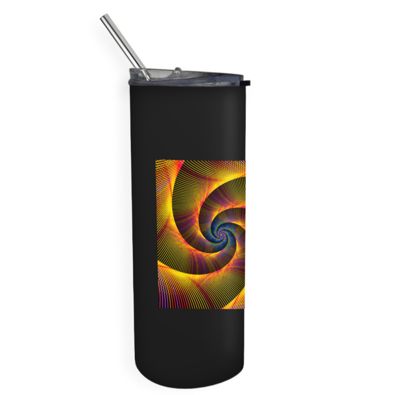 Philadelphia Pride Thin Luminescent Lines Spiral Skinny Tumbler | Artistshot