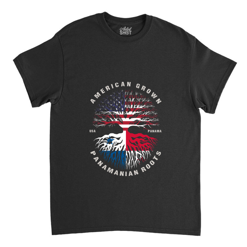 American Grown Panamanian Roots Panama Flag Classic T-shirt by CharlieFairchild | Artistshot