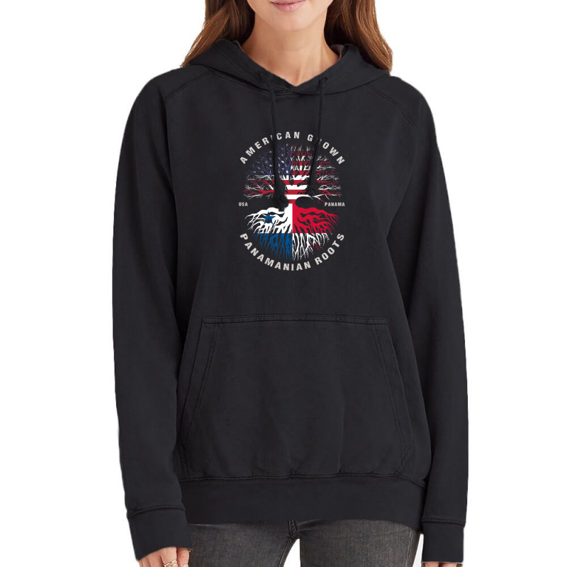 American Grown Panamanian Roots Panama Flag Vintage Hoodie by CharlieFairchild | Artistshot