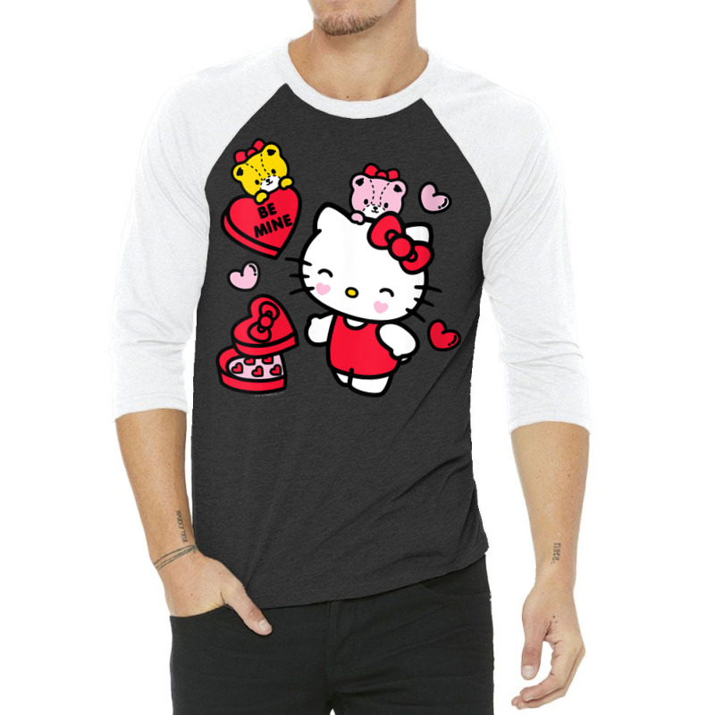 Be Mine Candy Valentines 3/4 Sleeve Shirt by ngodo | Artistshot