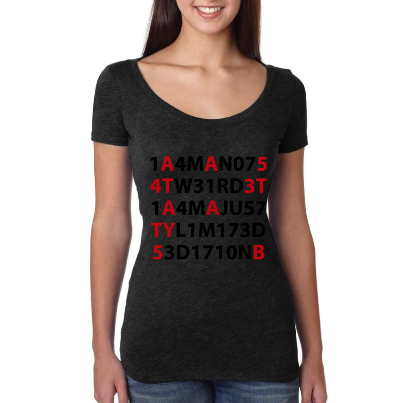 I’m Not Weird, I’m Just Limited Edition  1 4m N07 W31rd 1 4m Ju57  Women's Triblend Scoop T-shirt by MONIQUEWORTH | Artistshot