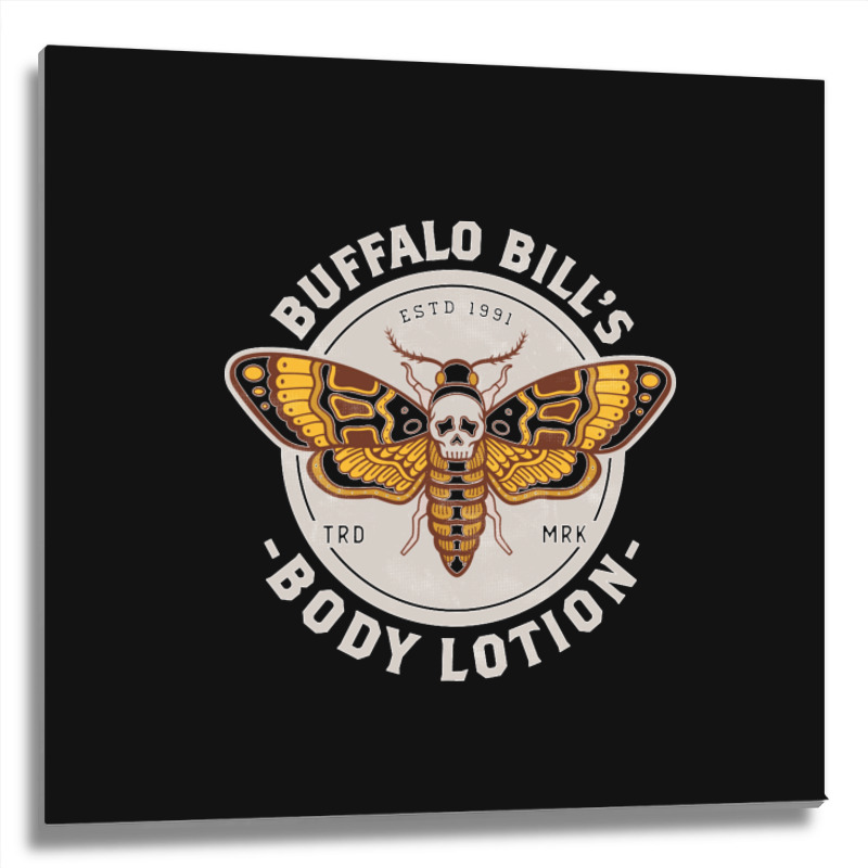 Buffalo Bill's Body Lotion Death's Head Moth Horror Distressed Vintage ...