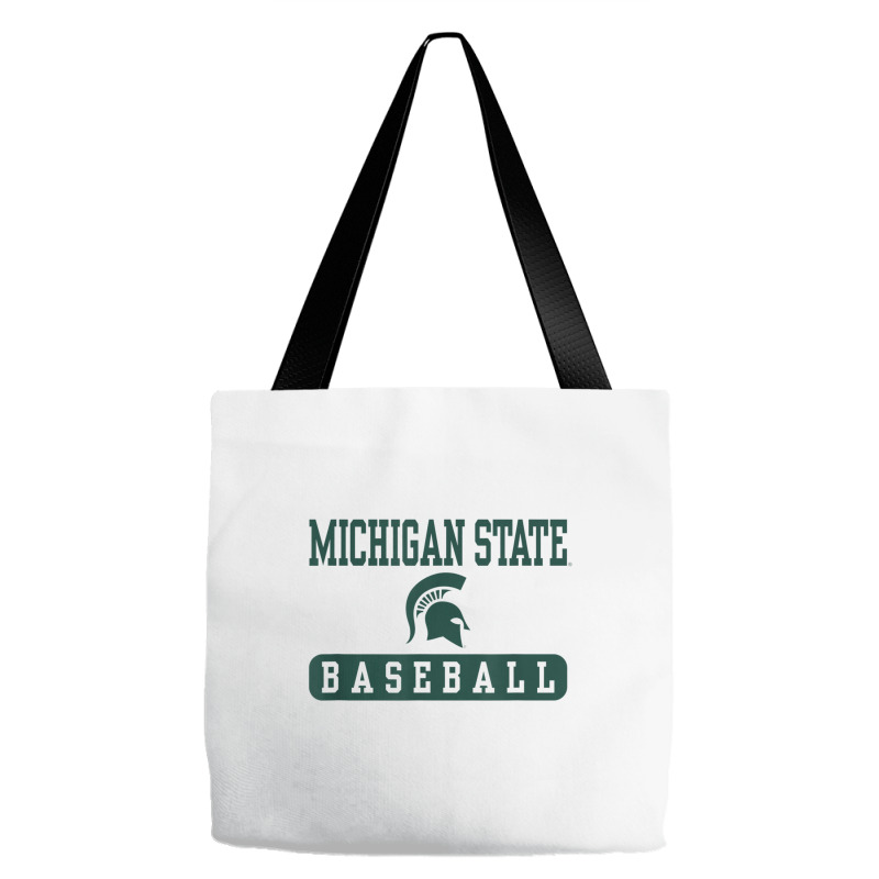 Michigan State Spartans Baseball Officially Licensed T Shirt Tote Bags | Artistshot