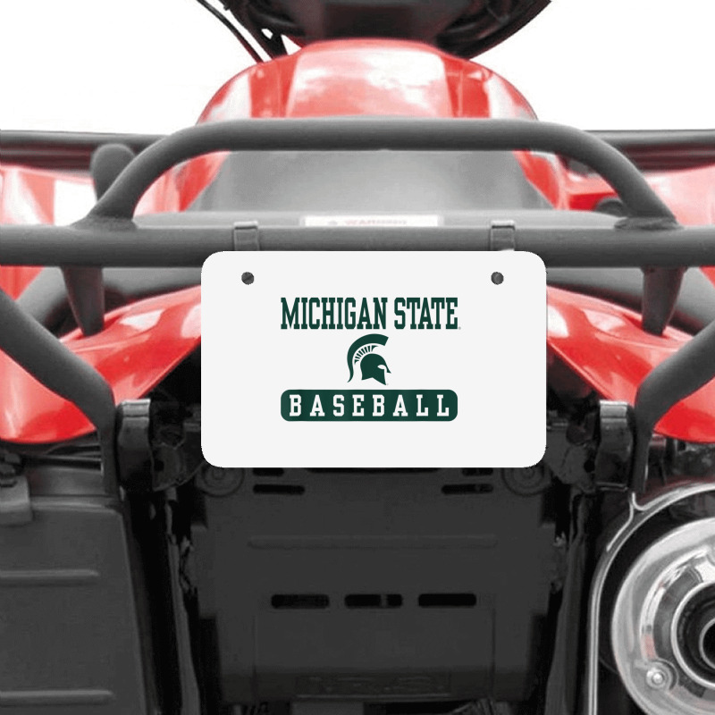 Michigan State Spartans Baseball Officially Licensed T Shirt Atv License Plate | Artistshot