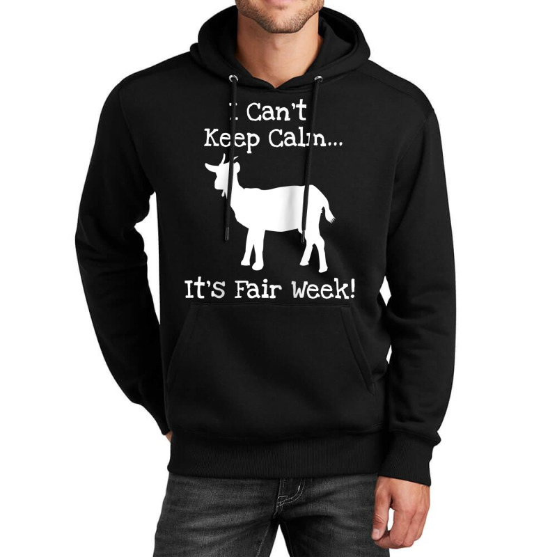 State And County Fair Show Goat Farm Animal Showing Raglan Baseball Te Unisex Hoodie by cm-arts | Artistshot