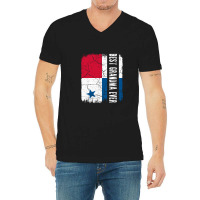 Best Panamanian Grandma Ever Panama Flag Mother's Day V-neck Tee | Artistshot