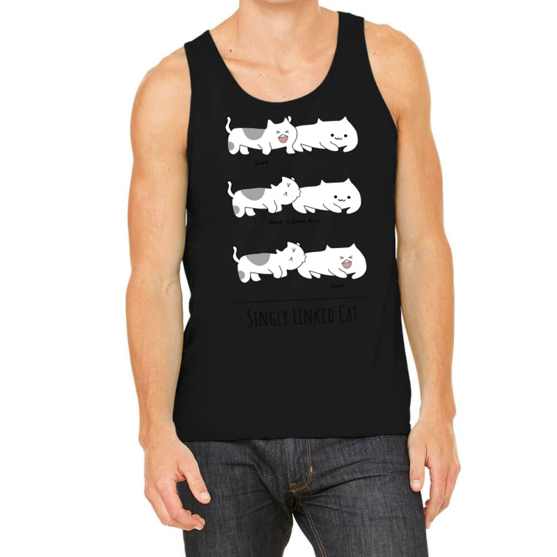 Singly Linked List Cats Biting Each Other Tank Top by MONIQUEWORTH | Artistshot