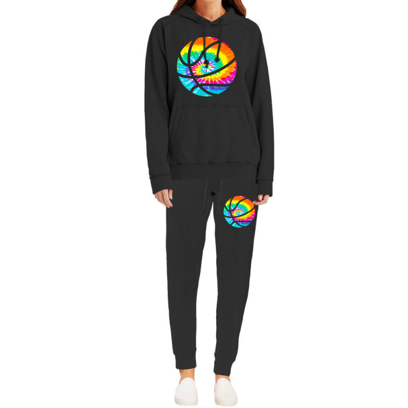 Basketball Tie Dye Rainbow Trippy Hippie Hoodie & Jogger set by cm-arts | Artistshot