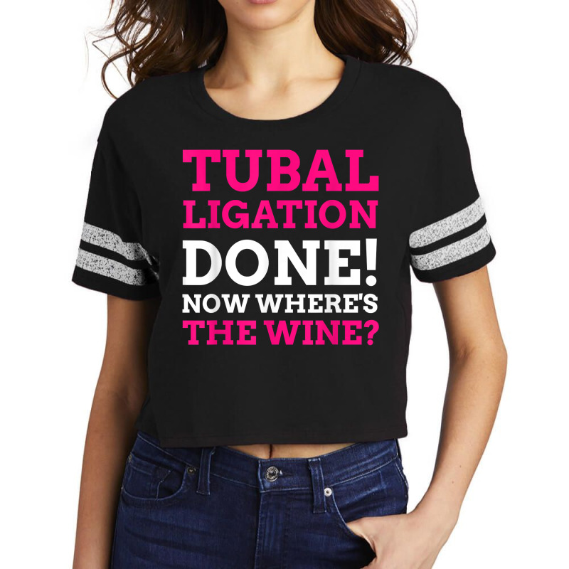 Tubal Ligation Done! Funny Tubes Tied T Shirt Scorecard Crop Tee by montistd | Artistshot