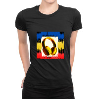 Music Headphone Ladies Fitted T-shirt | Artistshot