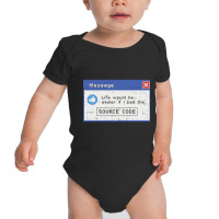 Source Code Message Baby Bodysuit | Artistshot