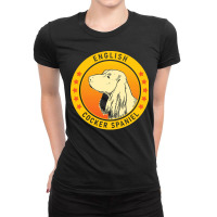 English Cocker Spaniel English Cocker Spaniel Dog Portrait Ladies Fitted T-shirt | Artistshot