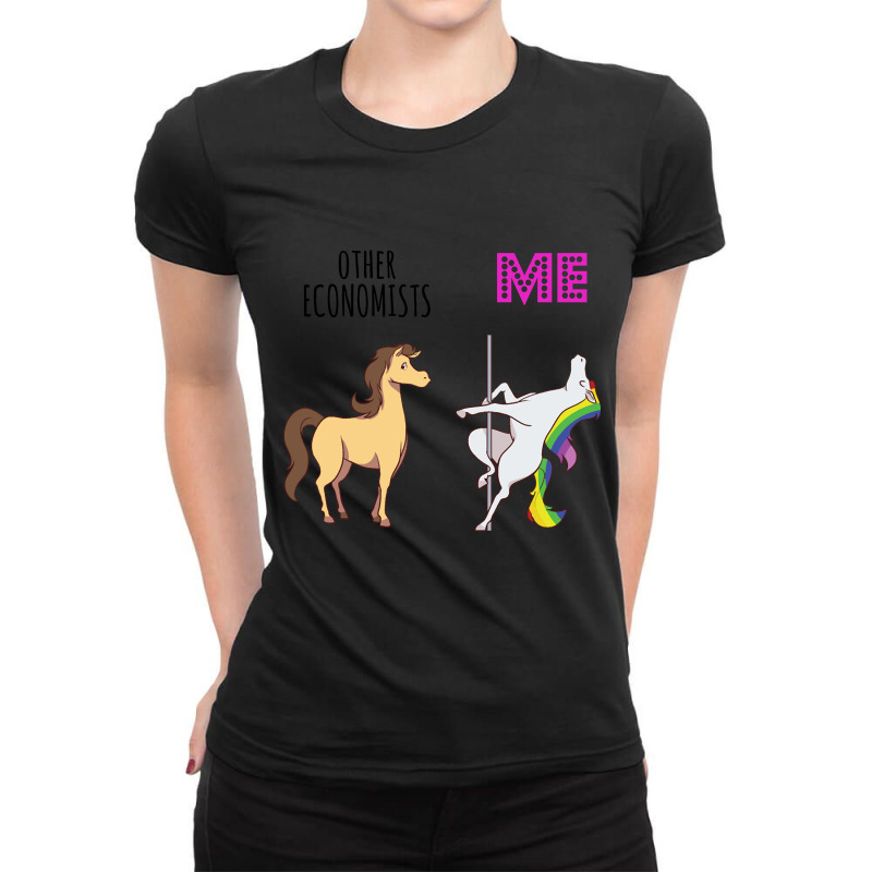 Other Economist Unicorn Ladies Fitted T-Shirt by guppiessetting | Artistshot