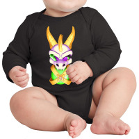 Spyro Skull Long Sleeve Baby Bodysuit | Artistshot