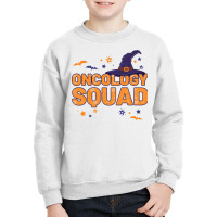 Oncology Squad Witch Halloween Oncology Nurse Matching Long Sleeve T S Youth Sweatshirt | Artistshot