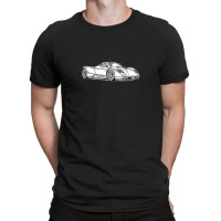 Pagani Zonda C12s Supercar Racing Wireframe T-shirt | Artistshot