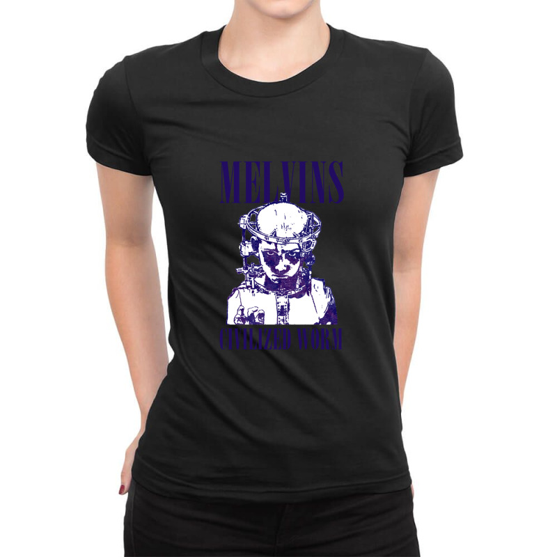 Melvins  Civilized Worm  Tribute Design Ladies Fitted T-Shirt by WilliamStinnett | Artistshot