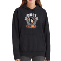 Raise The Bar Goku Spirit Bomb Barbell Vintage Hoodie | Artistshot