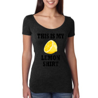 Tropical Fruit Lemon Quote Lemonade Women's Triblend Scoop T-shirt | Artistshot