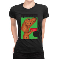 Dachshund Dog Dachshund Begging For Food (1) Ladies Fitted T-shirt | Artistshot