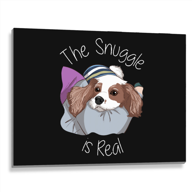 Cavalier King Charles Spaniel Cavalier Spaniel Snuggle And Lap Dog Metal Print Horizontal | Artistshot