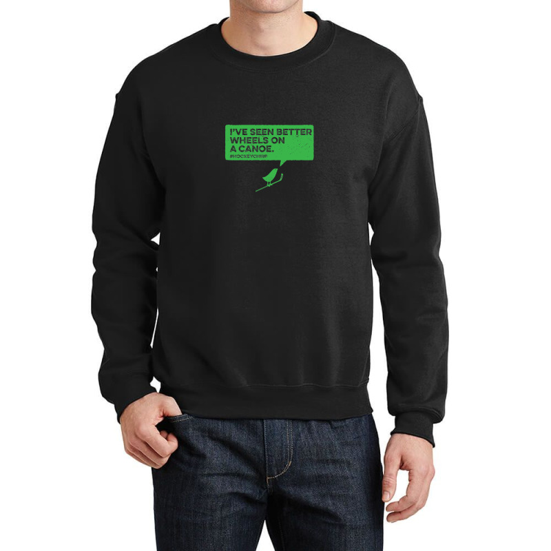 Canoe Wheels Hockey Chirp Crewneck Sweatshirt | Artistshot