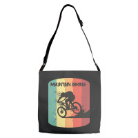 Mountain Bike For Men T  Shirt Vintage Mountain Biking Cycling T  Shir Adjustable Strap Totes | Artistshot