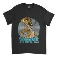 Lion King Timon Nope Striped Circle Vintage Classic T-shirt | Artistshot