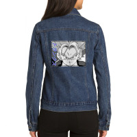 Dbz Trunks For Boyfriend Ladies Denim Jacket | Artistshot