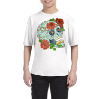 Mexican Skull Flowers Rose Catrina Calavera Cinco De Mayo Tank Top Youth Tee | Artistshot