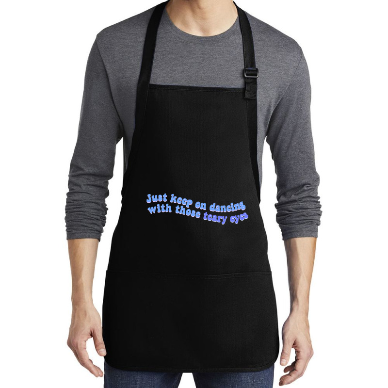 Teary Eyes Katy Perry Smile Album Lyrics Medium-length Apron | Artistshot