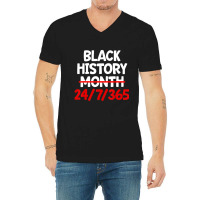 Black History Month African American Pride V-neck Tee | Artistshot